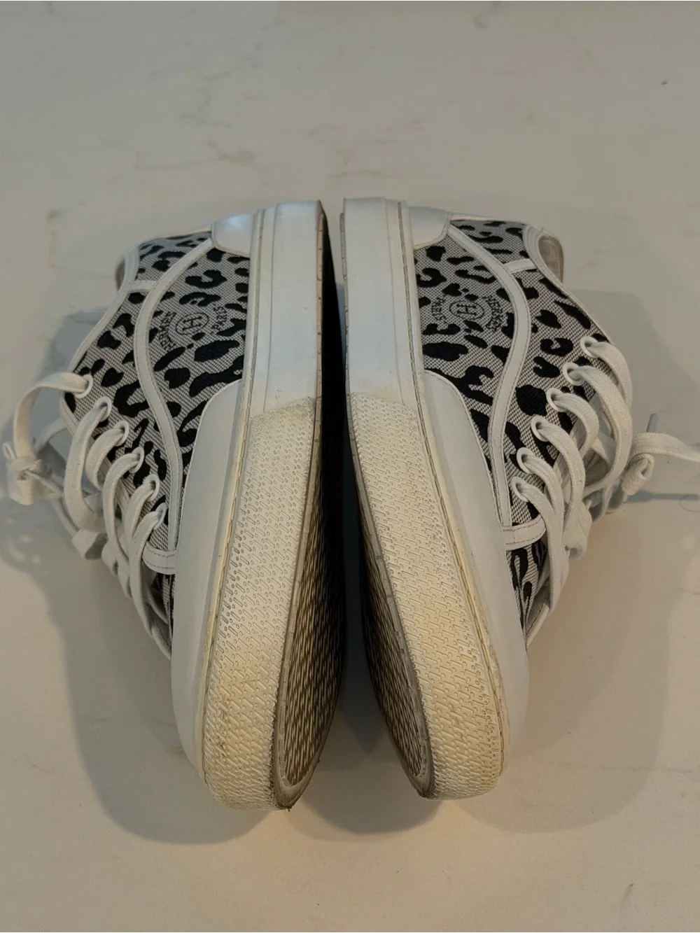 Authentic Hermes Low Top Sneakers 8.5 W (Leopard Print w/ Dust Bags) - Picture 4 of 6